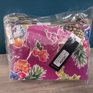 Consuela Midtown crossbody in Birdie pink RETIRED pattern brand new in bag tags